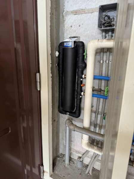 浄水器設置は美しく仕上がります。