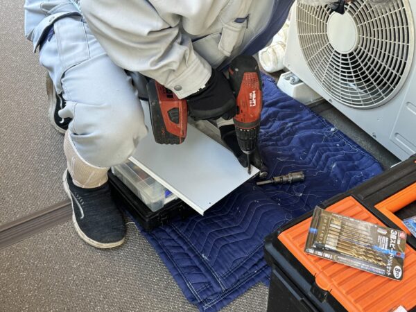 早速活躍しました。浄水器設置がうまくいくのは８割準備しだい ですね。