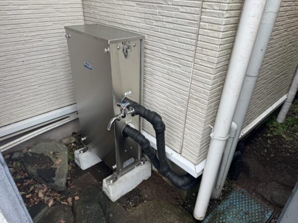 デッドスペースを有効活用。これで、家の中はすべて浄水になりました。
