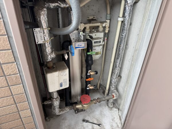家中まるごと浄水器®を仮置き。