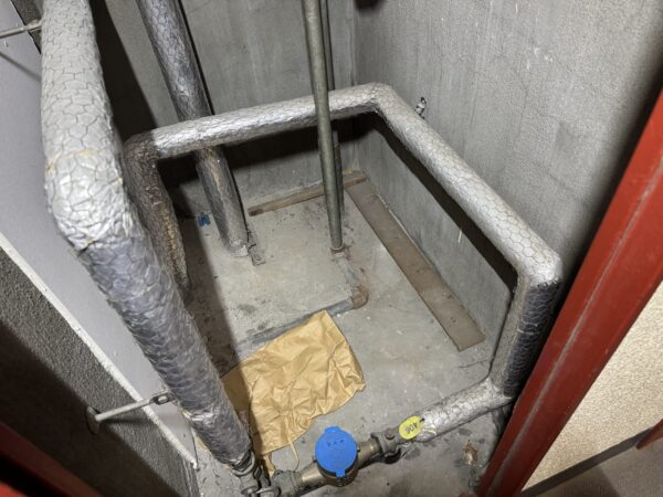 十分すぎるスペースがありますね。戸建てタイプの家中まるごと浄水器®も設置できそうです。
