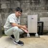 完成図です。とても良い例ですね。これで今日から家中すべての蛇口から浄水が出てきます。