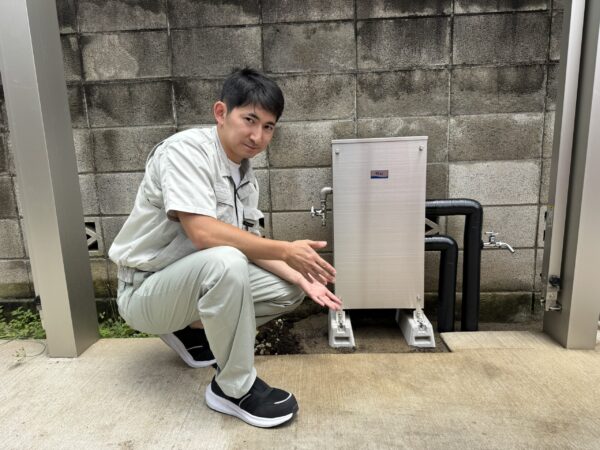完成図です。とても良い例ですね。これで今日から家中すべての蛇口から浄水が出てきます。