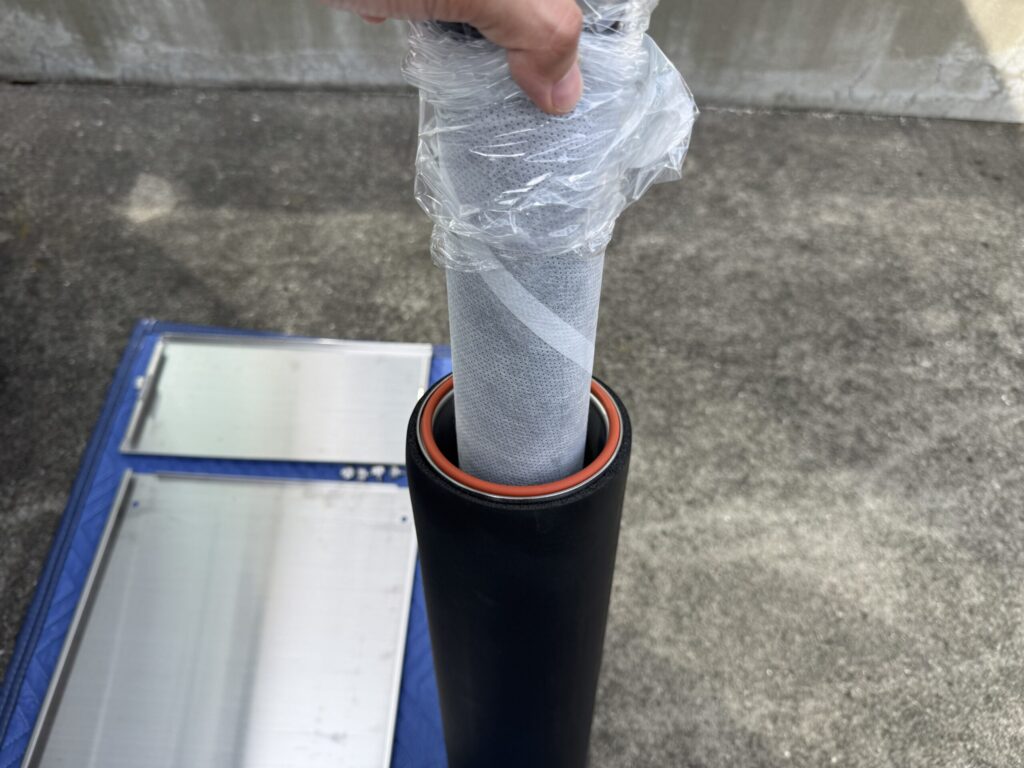 フィルターを装填します。